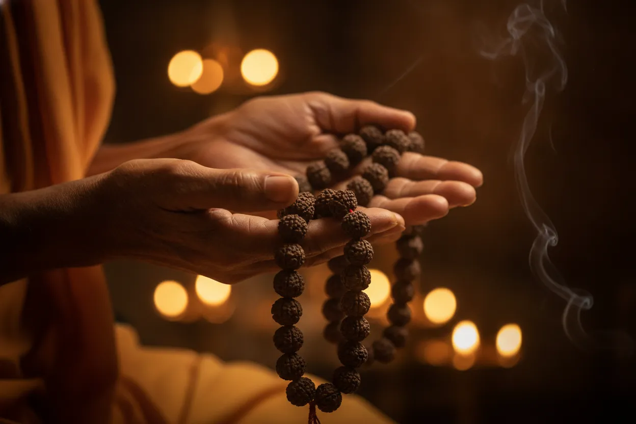 Rudraksha beads