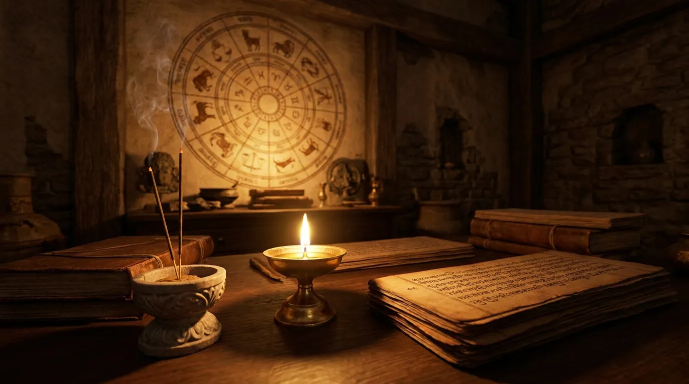 Vedic study room