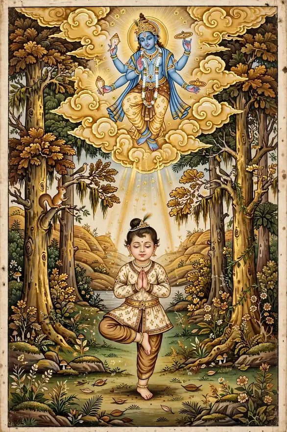 Dhruva's Tapasya — The Boy Who Became the Pole Star