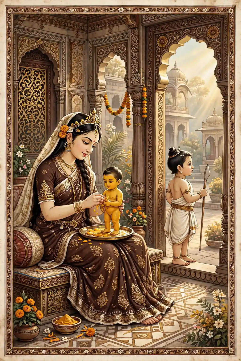 Ganesha's Birth — The Boy at the Door