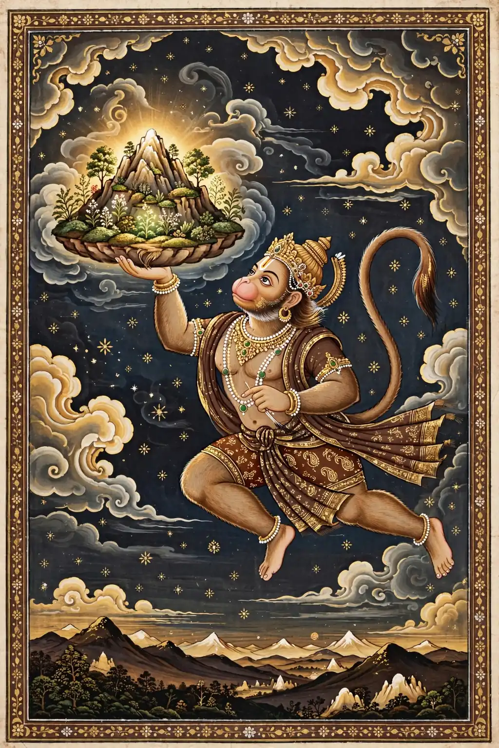 Hanuman and the Sanjivani — The Mountain That Flew