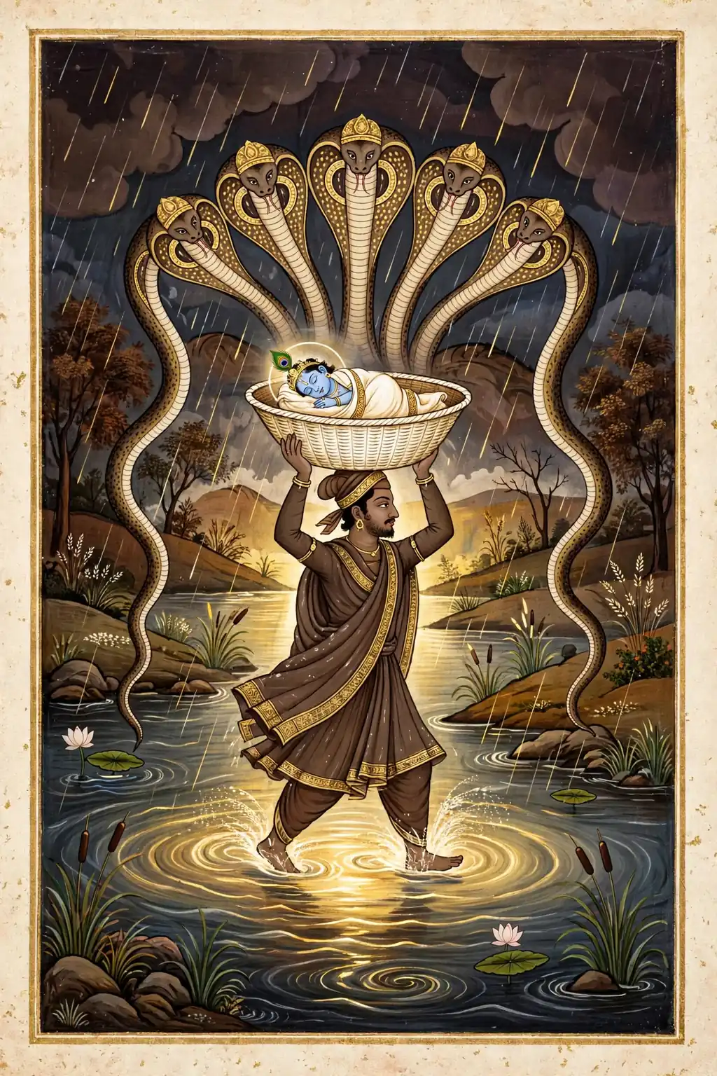 Krishna's Birth — Midnight in Mathura