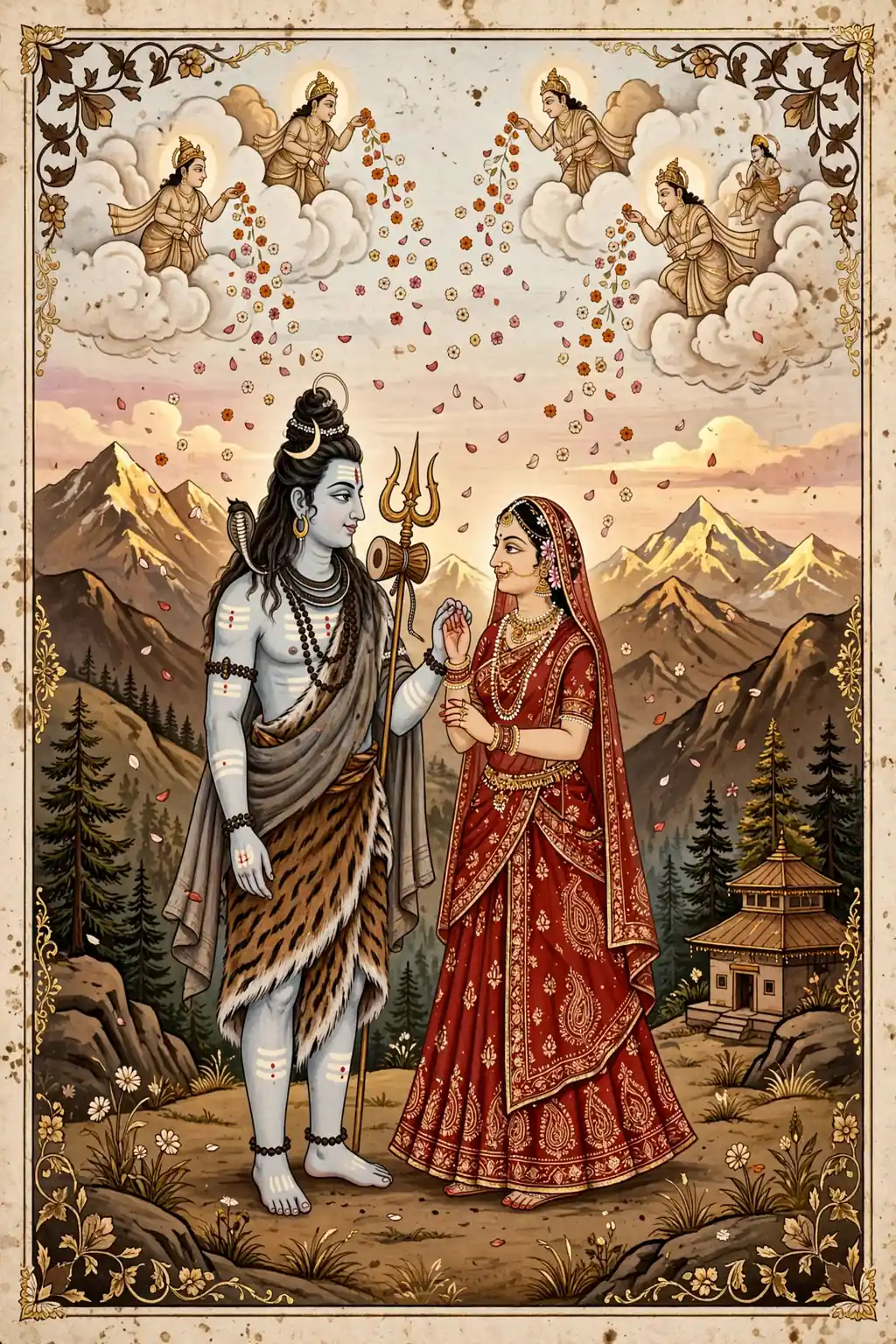 The Wedding of Shiva and Parvati