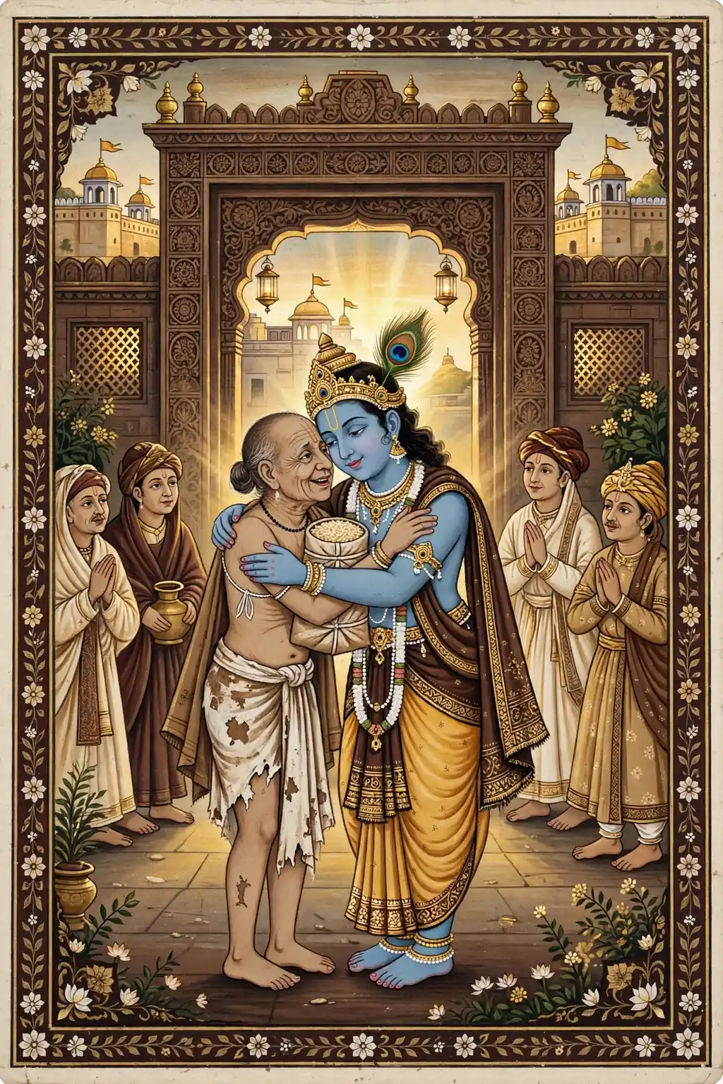 Sudama and Krishna — A Handful of Poha