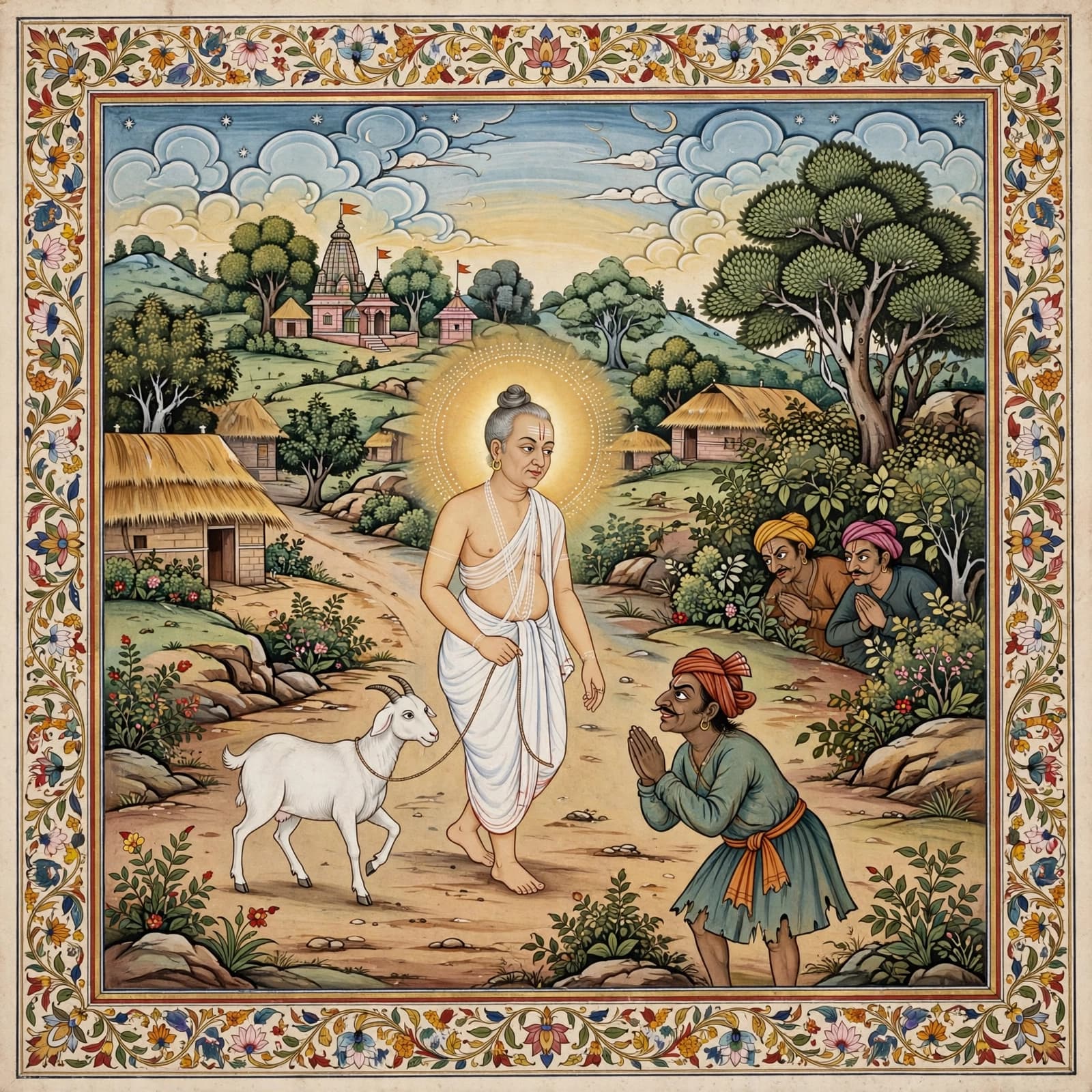 Brahmin, Bakri aur Teen Dhoort