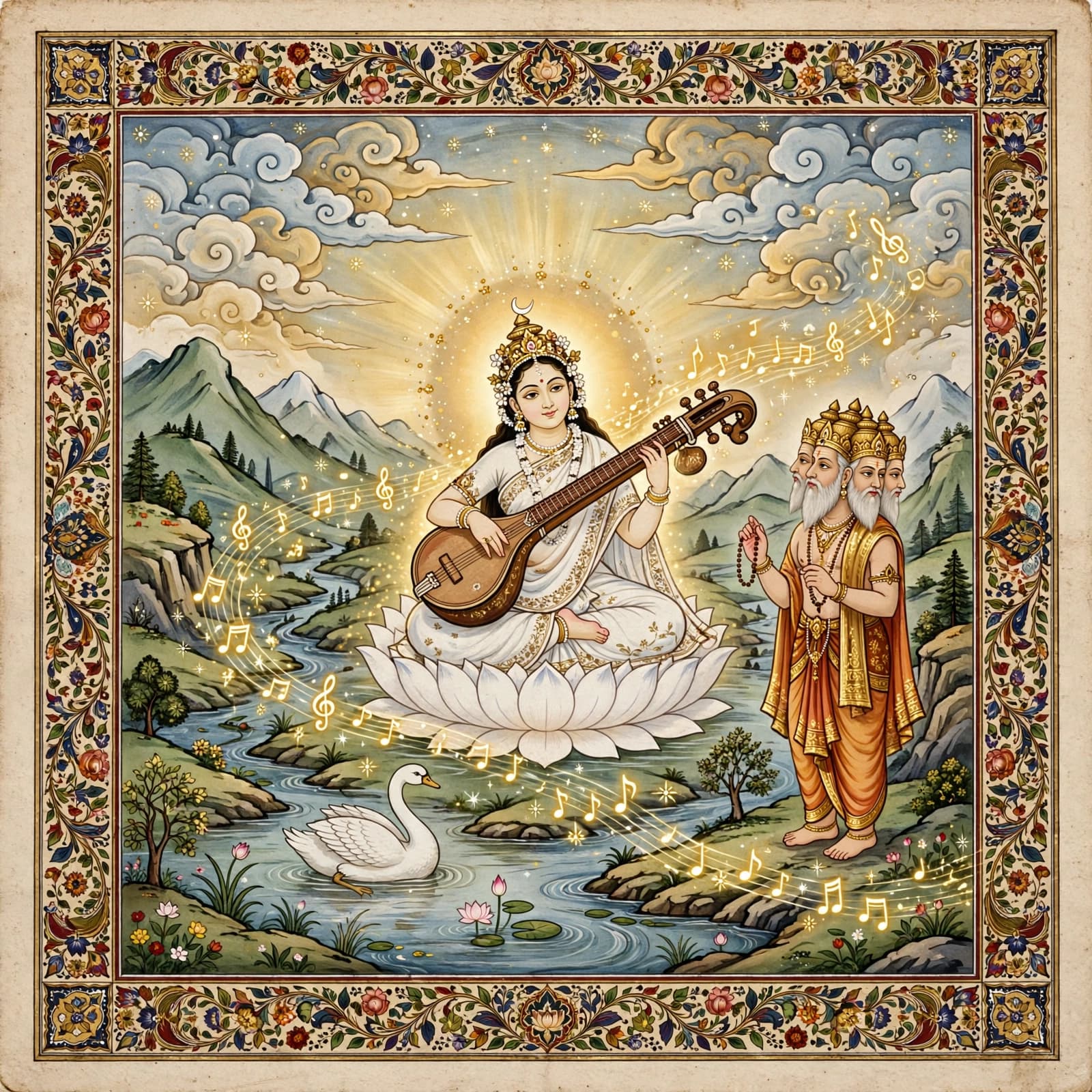Saraswati aur Srishti