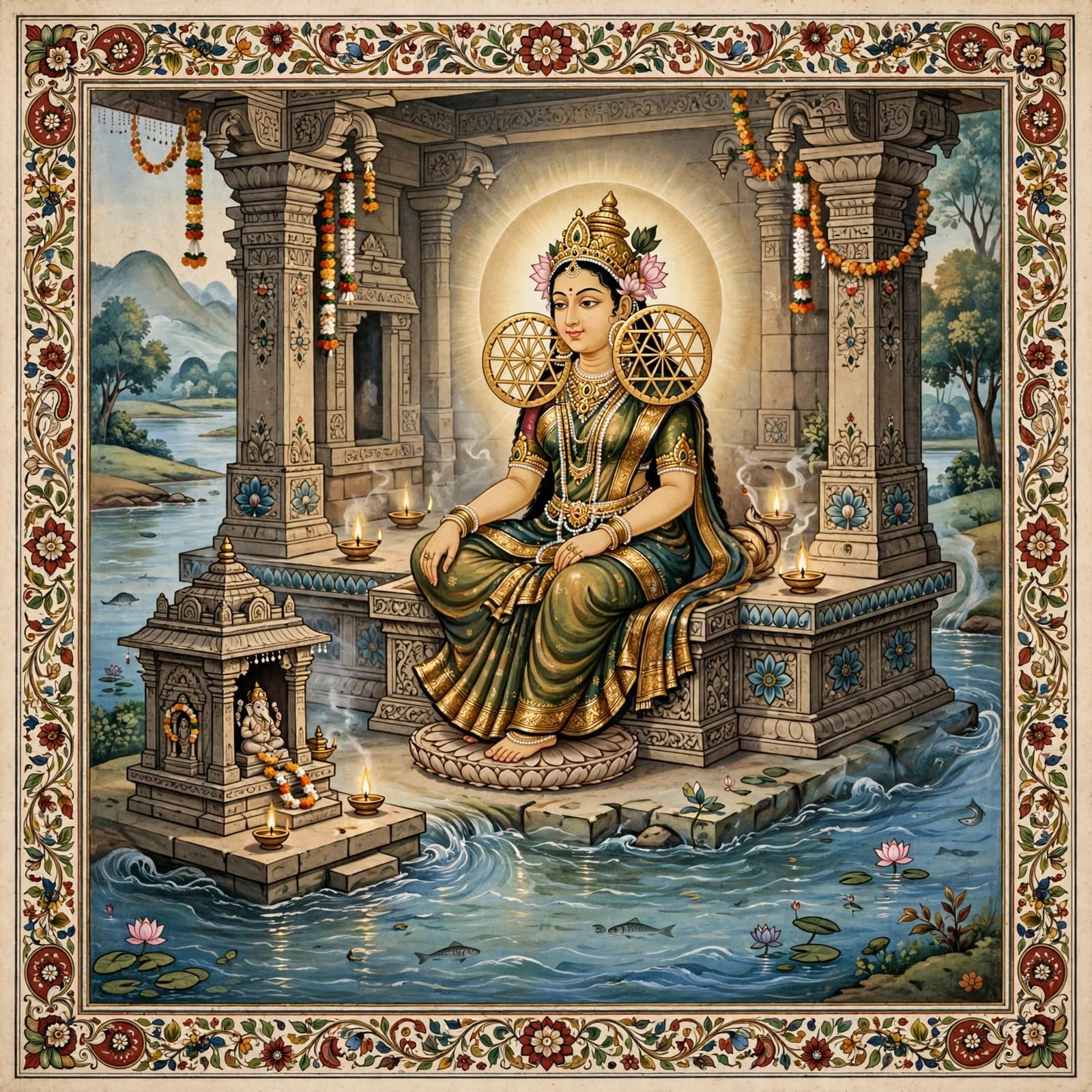 Akhilandeshwari aur Shakti ke Karnaabhooshan
