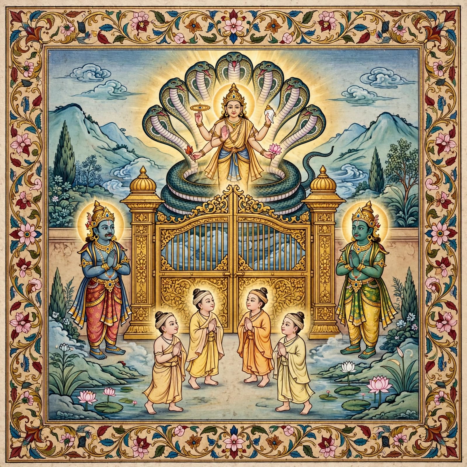 Jaya-Vijaya, Vaikuntha ke Dvaarpaal