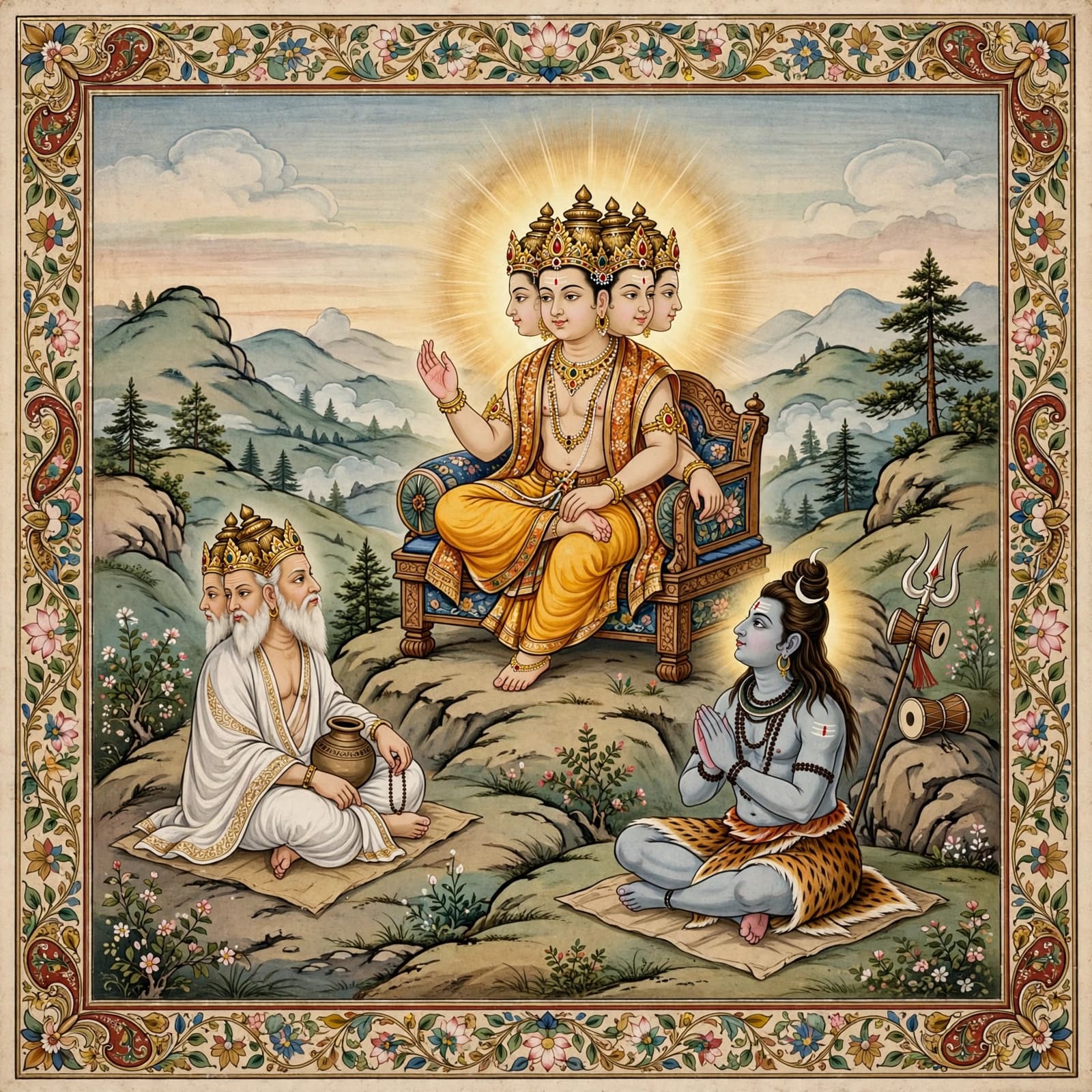 Kartikeya dvaara Shiv ko Om-Shiksha