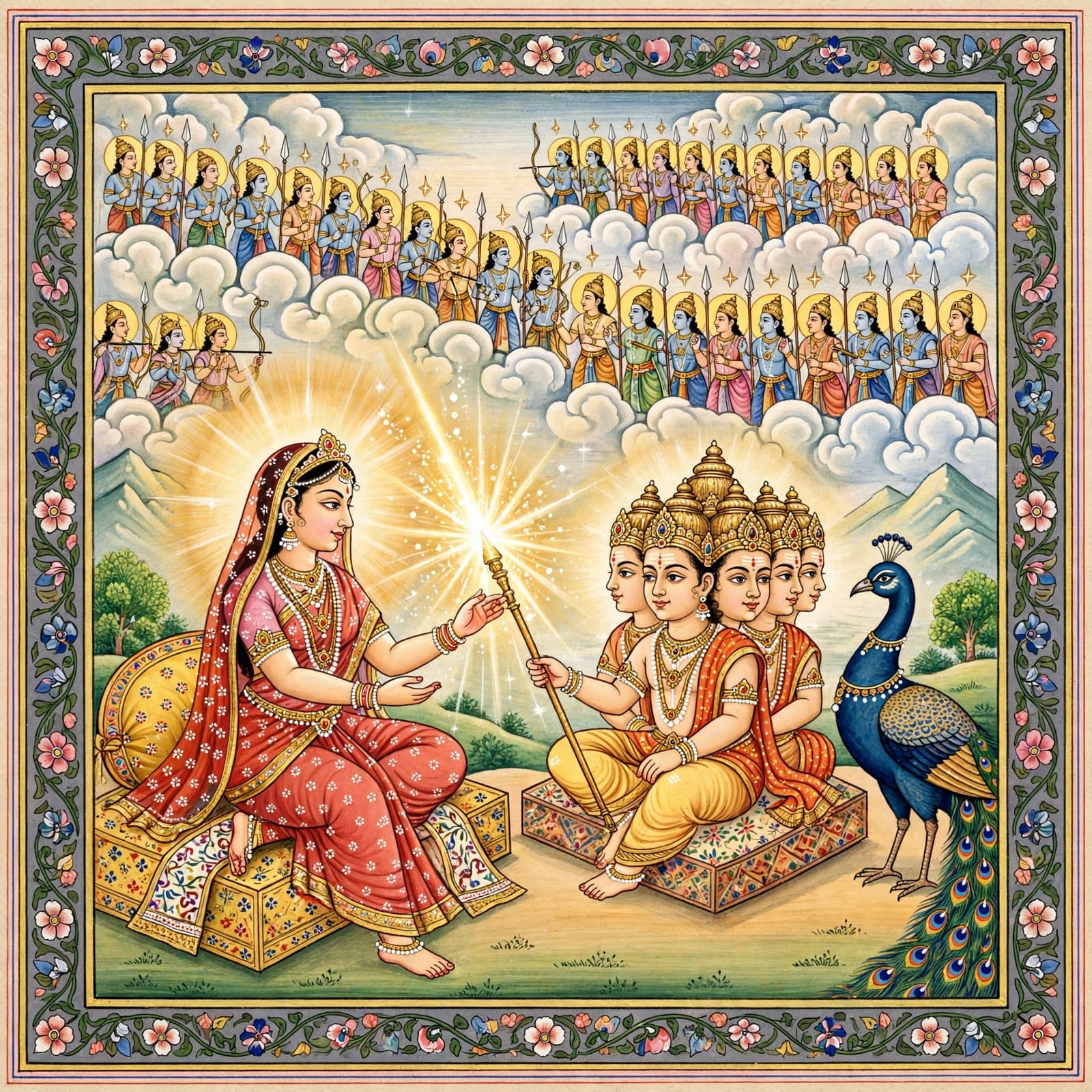 Parvati se Kartikeya ka Vel