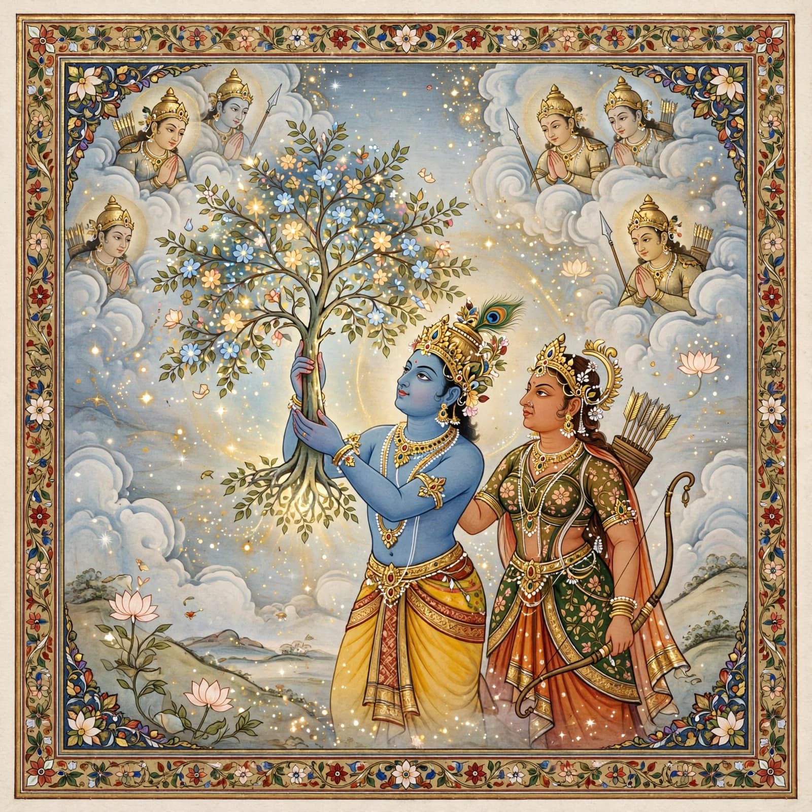 Krishna Laaye Paarijaat Vriksha