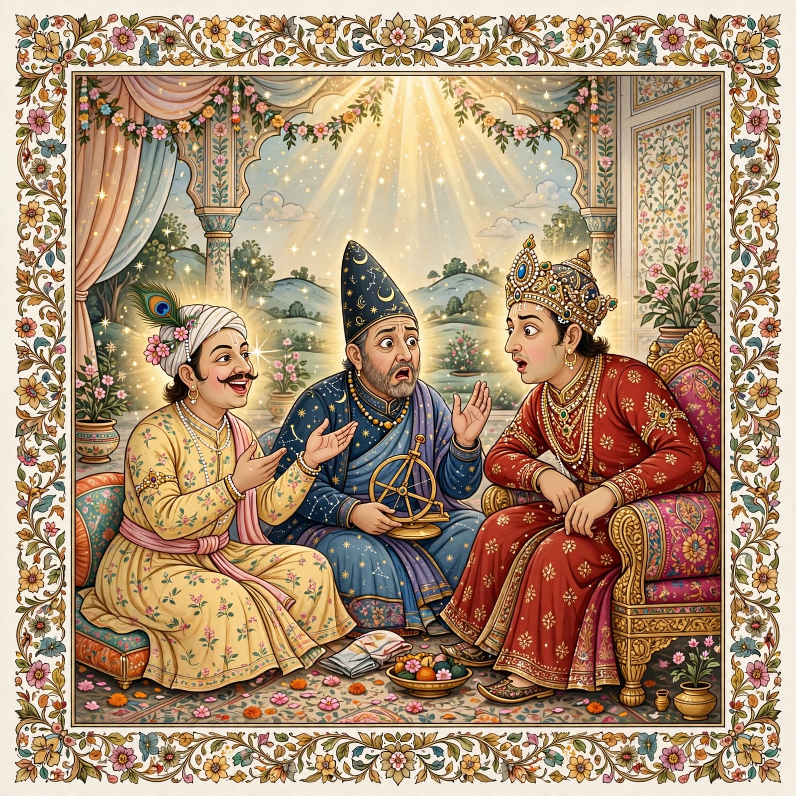 Tenali ne jyotishi ko maat di: Raja se ek din pehle